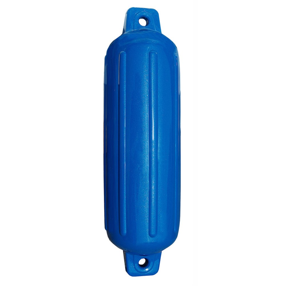 TAYLOR MADE 252004 STORM GARD 5.5” X 20” INFLATABLE VINYL FENDER - MID ATLANTIC BLUE