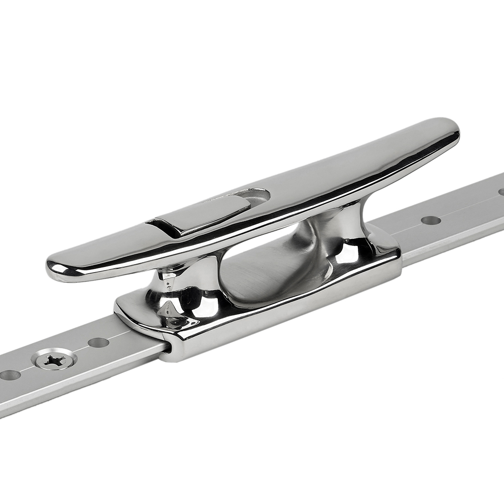 SCHAEFER 70-74 MID-RAIL CHOCK/CLEAT STAINLESS STEEL