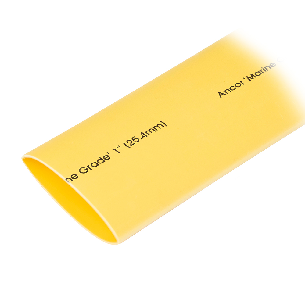 ANCOR 307948 Heat Shrink Tubing 1” x 48” - Yellow - 1 Pieces