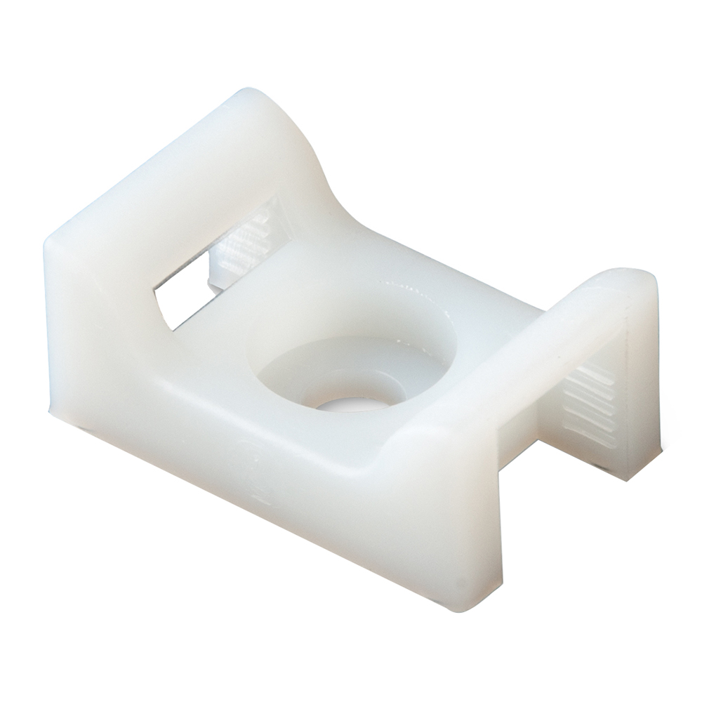 ANCOR 199262 CABLE TIE MOUNT - NATURAL - #10 SCREW - 25-PIECE