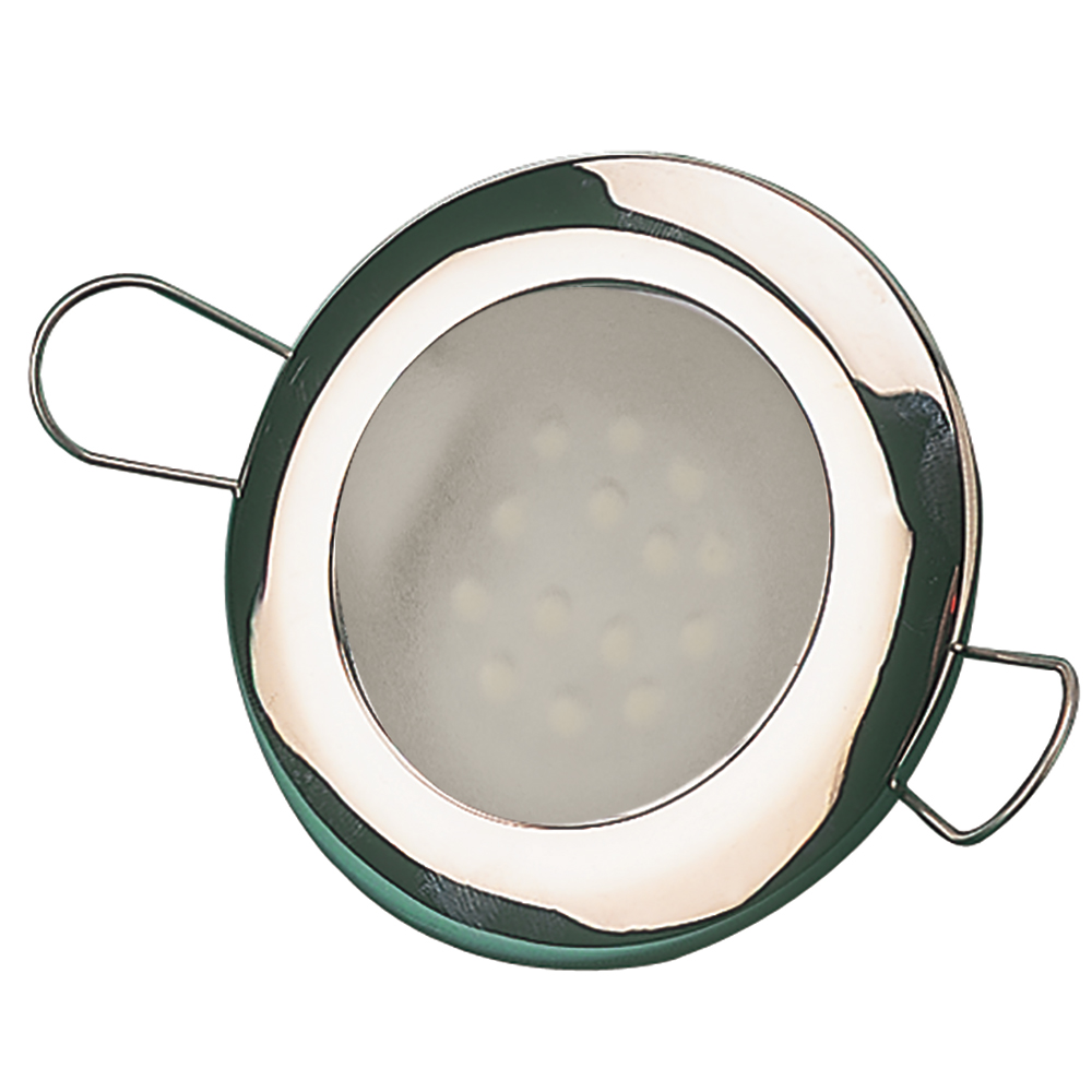 SEA-DOG 404332-3 LED OVERHEAD LIGHT 2-7/16” - BRUSHED FINISH - 60 LUMENS - FROSTED LENS - STAMPED 304 STAINLESS STEEL