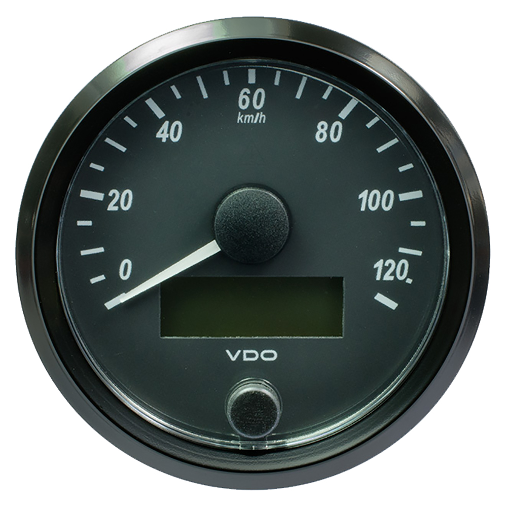 VDO A2C3832930030 SingleViu 80mm (3-1/8”) Speedometer - 160 MPH