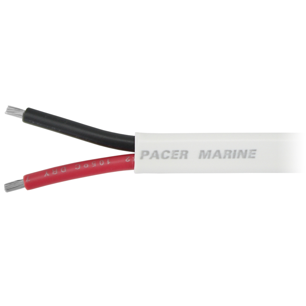 PACER W12/2DC-250 12/2 AWG DUPLEX CABLE - RED/BLACK - 250'