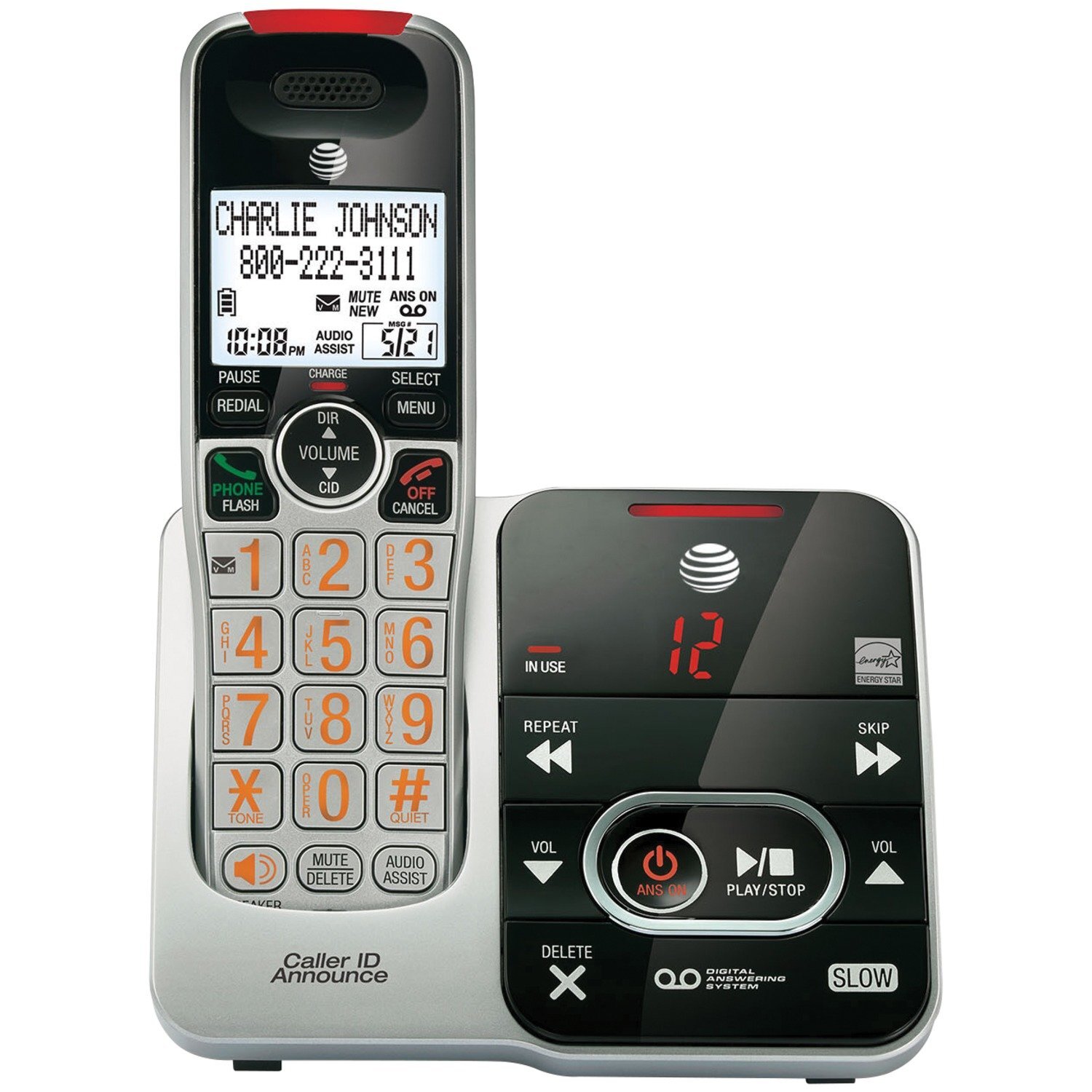 ATT ATCRL32102 DECT 60 BigButton Cordless Phone S